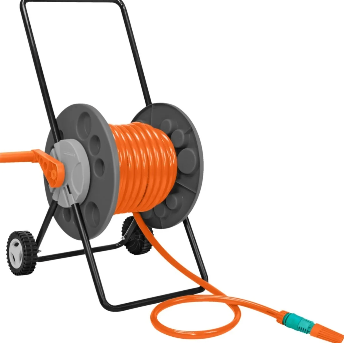Suporte Enrolador De Mangueira Tramontina Ate 55 Metros Com Rodas - Image 2