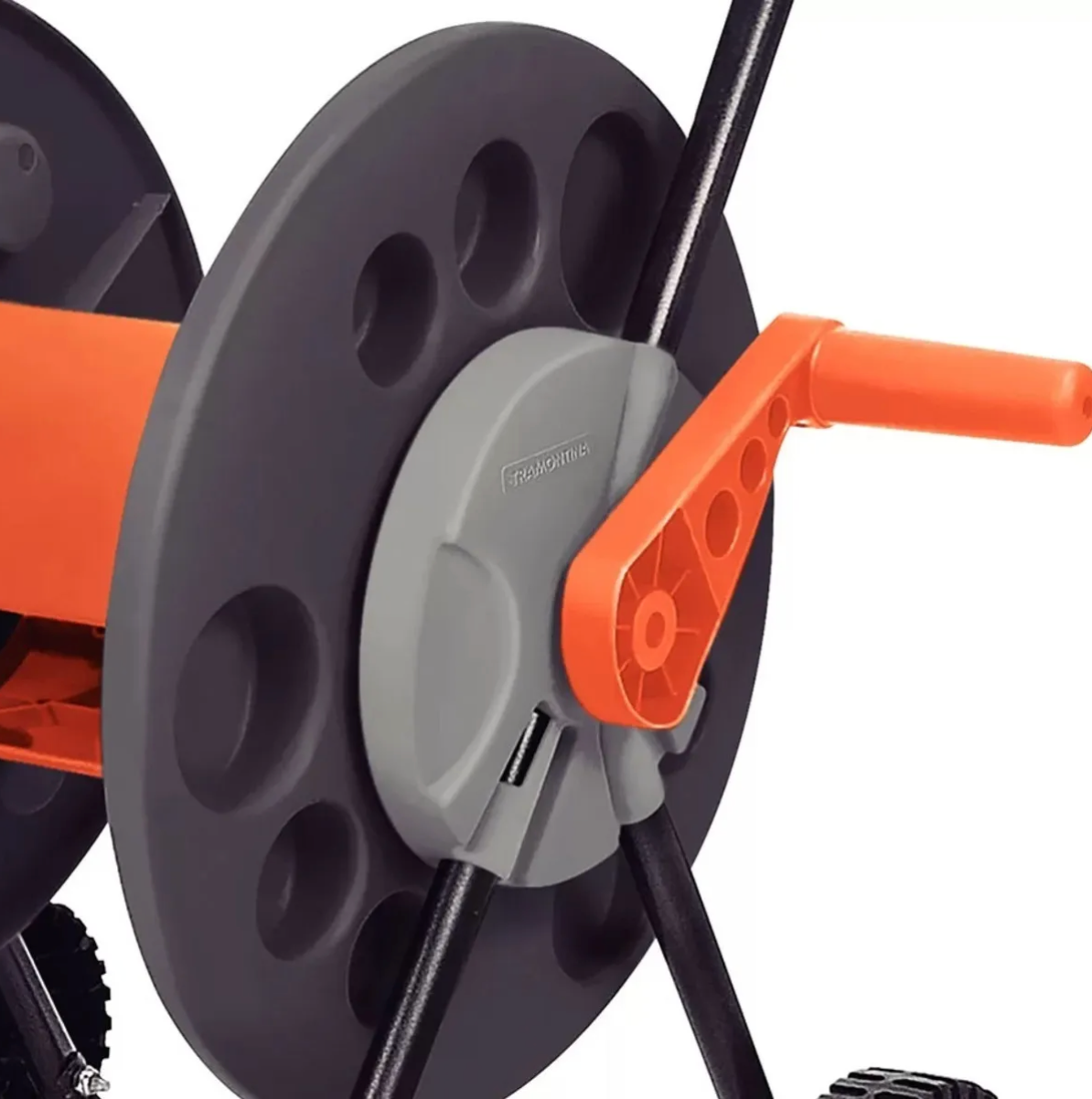 Suporte Enrolador De Mangueira Tramontina Ate 55 Metros Com Rodas - Image 3